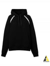 Women's Logo Tape Detail Hoodie Black - BURBERRY - BALAAN 2