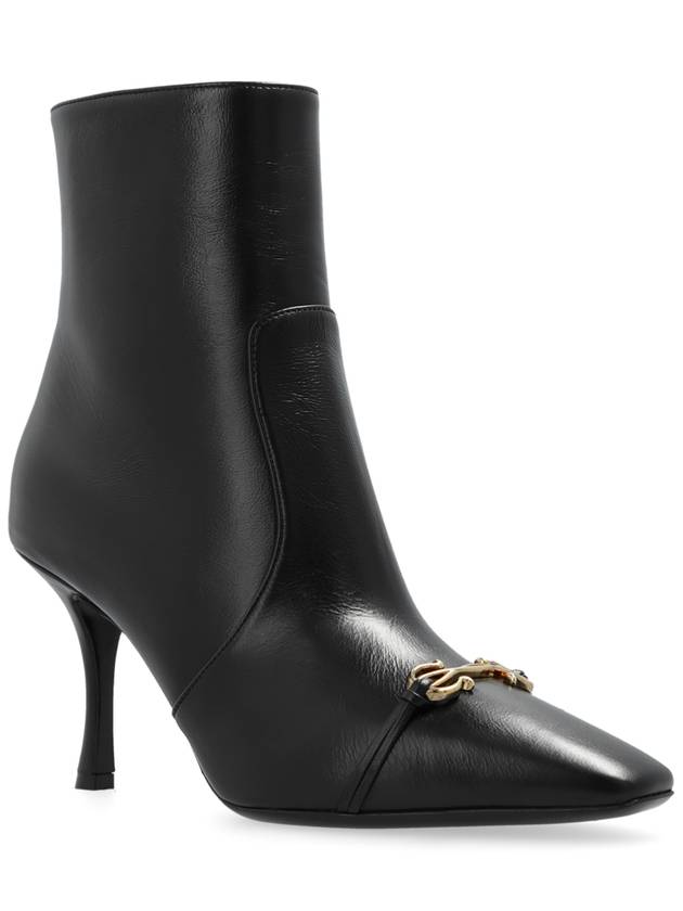 FERRAGAMO Heeled Ankle Boots Ludo, Women's, Black - SALVATORE FERRAGAMO - BALAAN 4