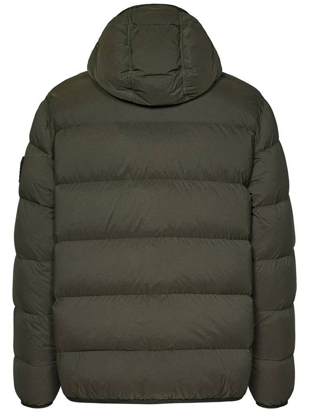 Seamless Tunnel Nylon Down Padding Green - STONE ISLAND - BALAAN 3