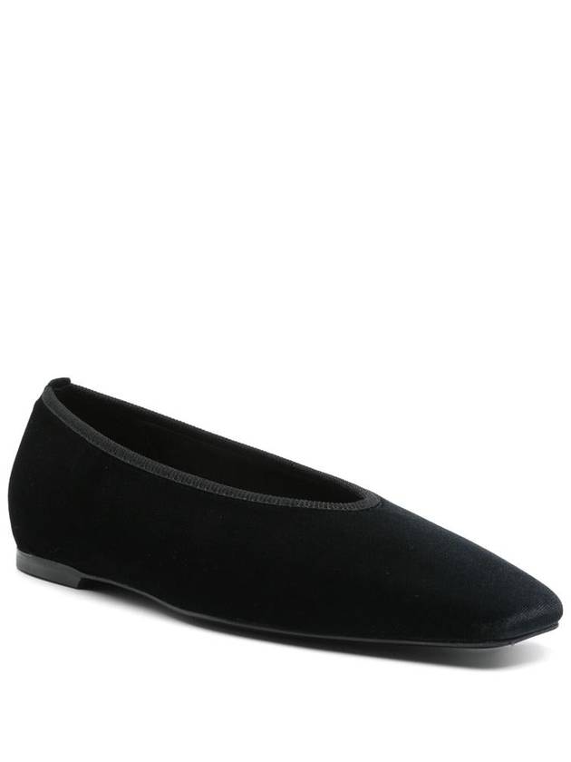 TOTEME Minimalist Velvet Ballerinas Shoes - TOTEME - BALAAN 4