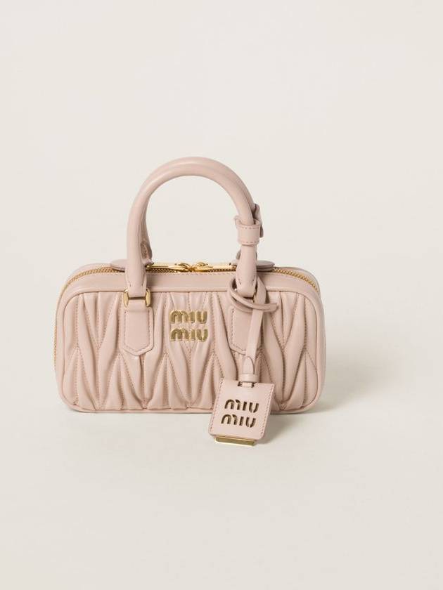 Arcadi Matellese Nappa Leather Mini Bag Powder Pink - MIU MIU - BALAAN 2