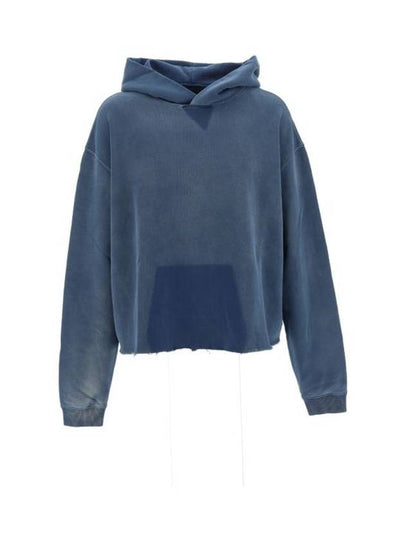 Organic Cotton Logo Hoodie Blue - MAISON MARGIELA - BALAAN 2