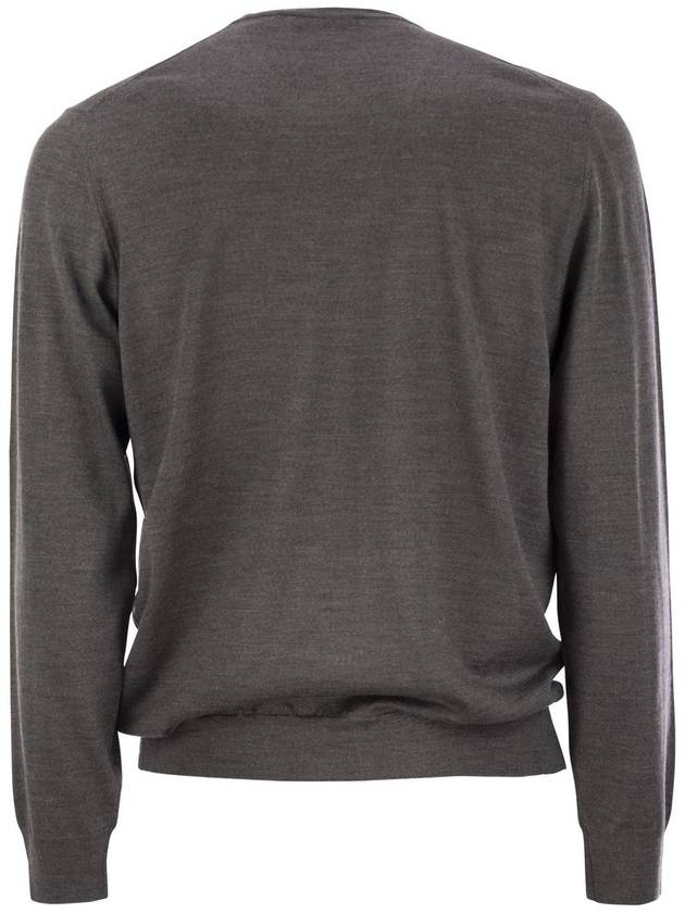 Crew-neck sweater in virgin wool - FEDELI - BALAAN 2