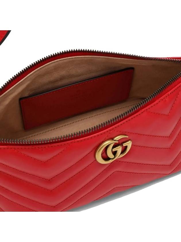 GG Marmont Shoulder Bag Red - GUCCI - BALAAN 4