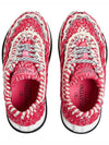 fabric crochet low-top sneakers - VALENTINO - BALAAN.