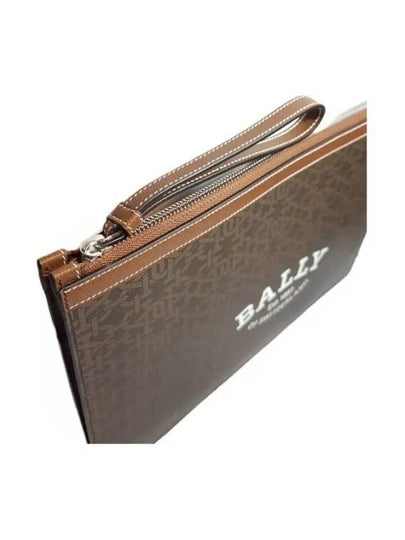 BOLLIS LARGE TML I801P Logo Clutch Brown - BALLY - BALAAN 2