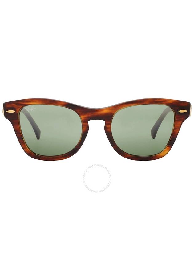 Ray Ban Green Mirror Square Unisex Sunglasses RB0707SM 954/G4 50 - RAY-BAN - BALAAN 1