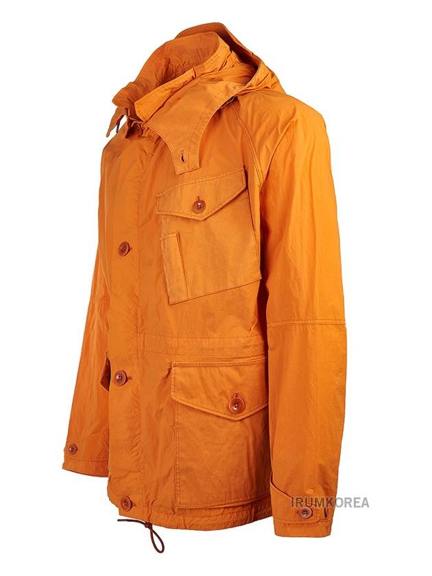 Mid Layer Flap Pocket Hooded Jacket Orange - TEN C - BALAAN 3