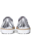 Metallic leather espadrille loafer slip ons - TOD'S - BALAAN 4