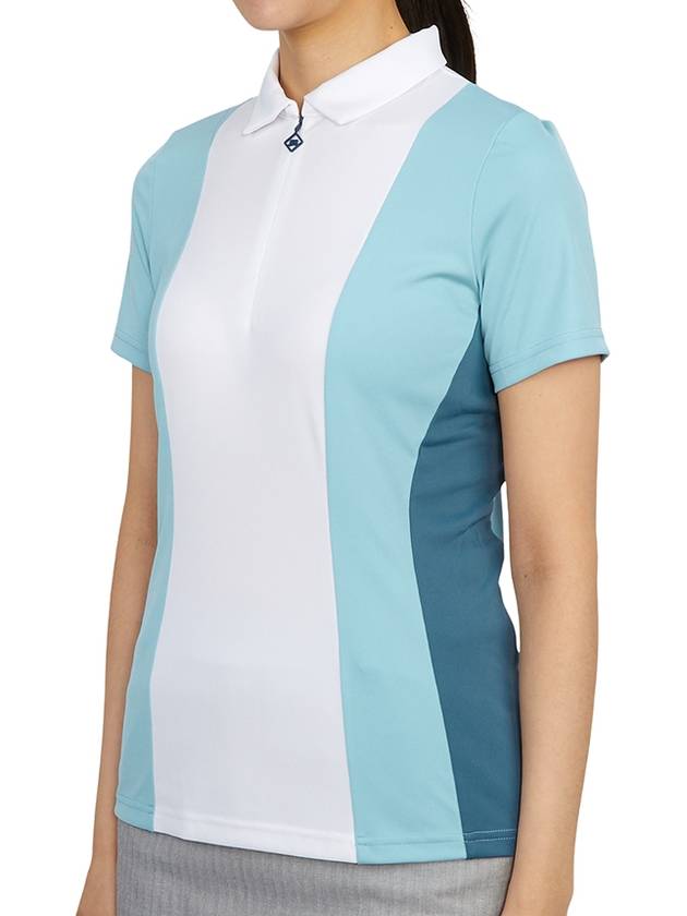 Women's Evelina Golf Polo Shirt Blue - J.LINDEBERG - BALAAN 3