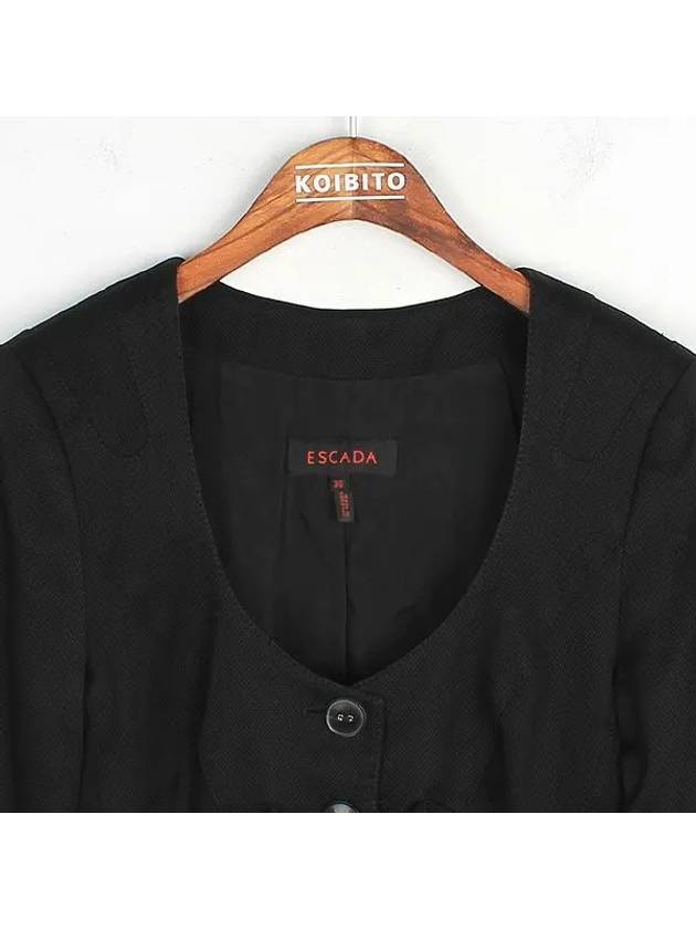 Smith Market Used Luxury Black Jacket Women s Clothing - ESCADA - BALAAN 2