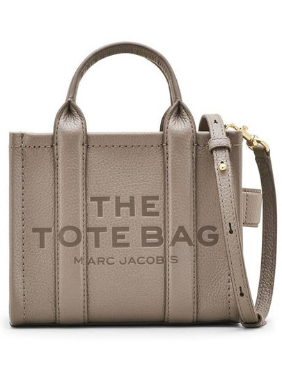 Leather Mini Tote Bag Cement - MARC JACOBS - BALAAN 2