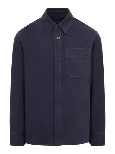 Basile Brodee Long Sleeve Shirt Navy - A.P.C. - BALAAN 2