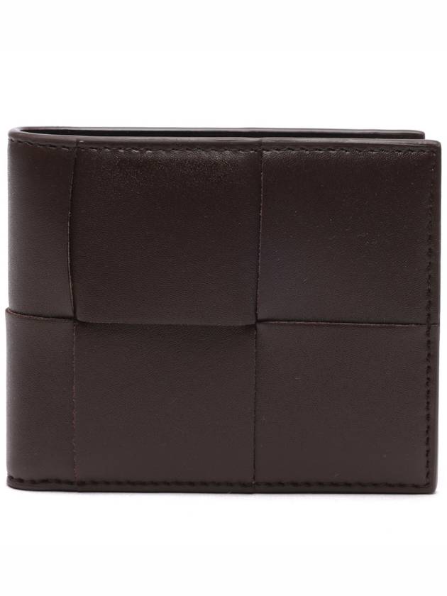 Intrecciato Cassette Half Wallet Brown - BOTTEGA VENETA - BALAAN 3