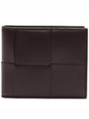 Intrecciato Cassette Half Wallet Brown - BOTTEGA VENETA - BALAAN 2