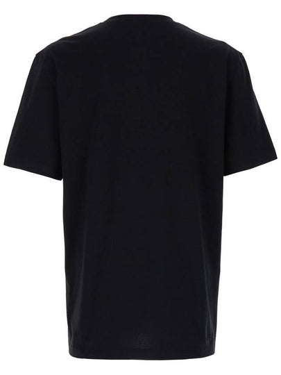 Black T-Shirt With Bear Print In Cotton Man - DSQUARED2 - BALAAN 2