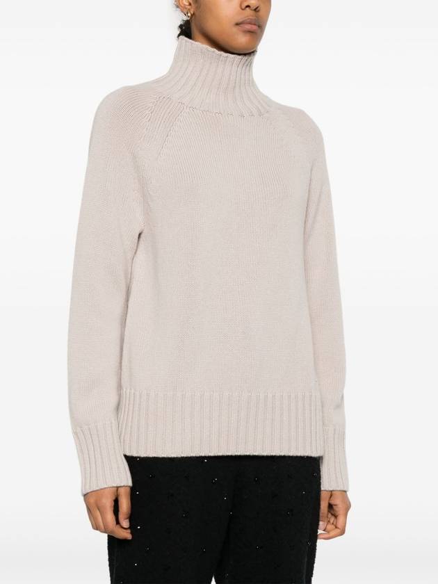 Mantova Wool Cashmere Turtleneck Beige - S MAX MARA - BALAAN 3