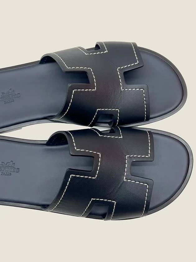 Izmir Stitch Sandals Marine - HERMES - BALAAN 5