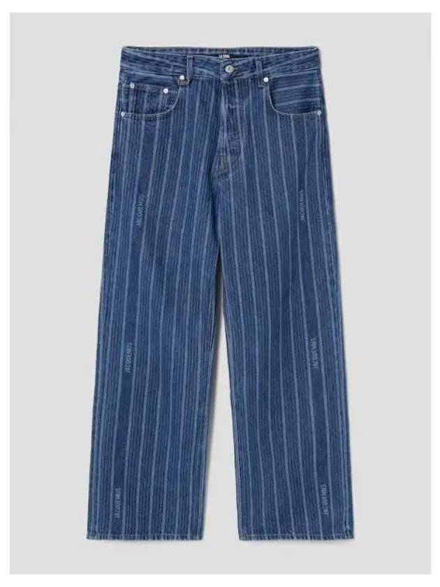 Jacquemus Men s Le Di Nime Large Print Blue Stripe Stripes Domestic Product GM0024092091503 - JACQUEMUS - BALAAN 1