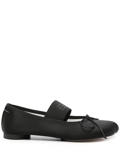 Anatomic Satin Ballerinas Flat Black - MAISON MARGIELA - BALAAN 2