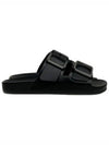 Men's Mallorca Buckle Sandals Slippers Black - BALENCIAGA - BALAAN 2