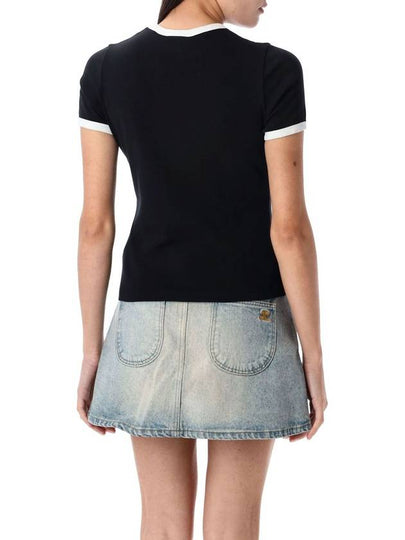 Contrast t-shirt - COURREGES - BALAAN 2