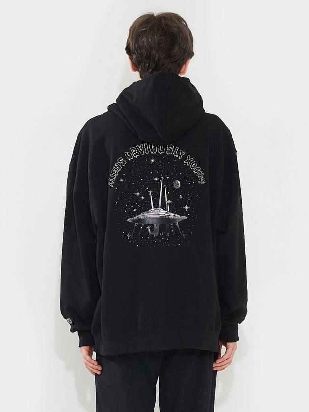 OBVIOUSLY Hoodie Oversize fit Black - AOX - BALAAN 5