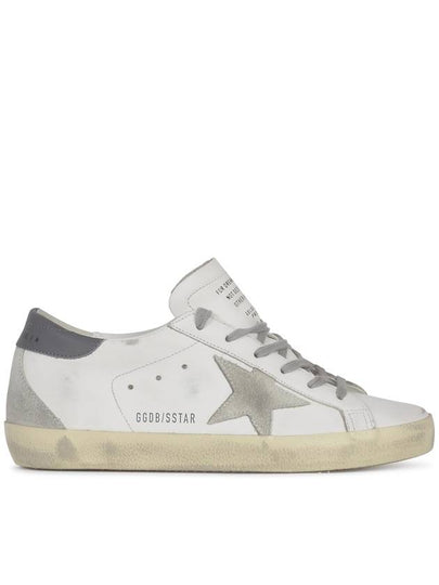 Superstar Leather Low Top Sneakers Grey White - GOLDEN GOOSE - BALAAN 2