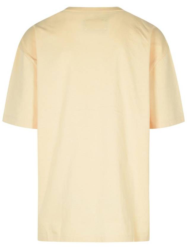 Maison Margiela 'Over' Beige Cotton T-Shirt - MAISON MARGIELA - BALAAN 3