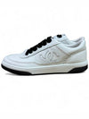 Calfskin Low Top Sneakers White - CHANEL - BALAAN 2