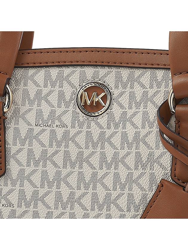 Chantal Medium Logo Satchel Shoulder Bag Vanilla - MICHAEL KORS - BALAAN 7