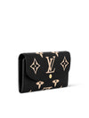 Emilie Bicolor Monogram Empreinte Leather Half Wallet Black - LOUIS VUITTON - BALAAN 3