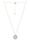 Eloy Double Medallion Necklace Gold Silver - A.P.C. - BALAAN.