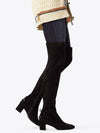 65 Lila long boots suede - TORY BURCH - BALAAN 5