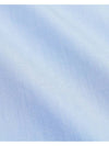 SRC Embroidered Logo Cotton Poplin Long Sleeve Shirt Light Blue - SPORTY & RICH - BALAAN 6