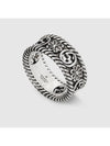 Interlocking G Ring Silver YBC577263001 - GUCCI - BALAAN 3