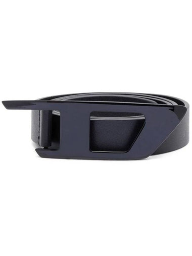 B D-logo leather belt X09916PR227 - DIESEL - BALAAN 1