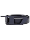 B D-logo leather belt X09916PR227 - DIESEL - BALAAN 1