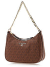 Jet Set Charm Small Nylon Gabardine Shoulder Bag Brown - MICHAEL KORS - BALAAN 3