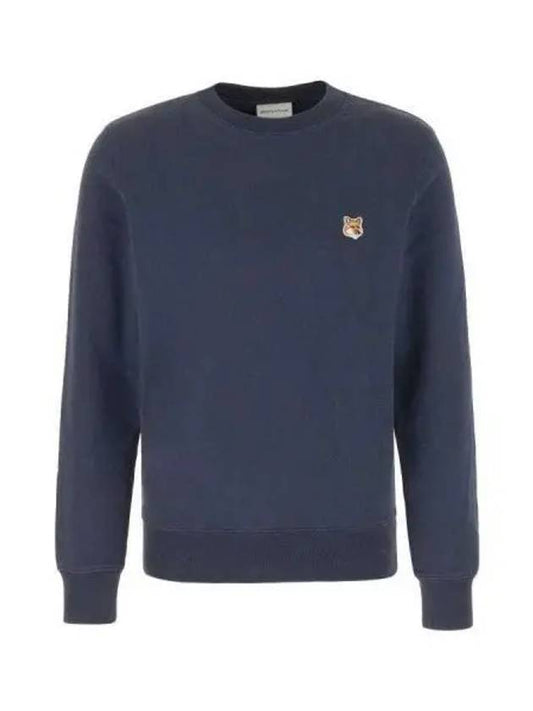 Fox Head Patch Regular Sweatshirt Midnight Blue - MAISON KITSUNE - BALAAN 2