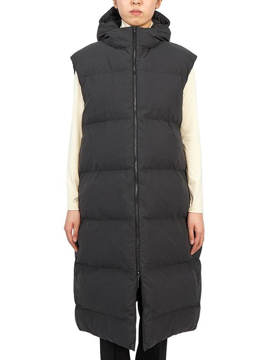 Women's Hooded Padded Vest Black - STUDIO NICHOLSON - BALAAN 1