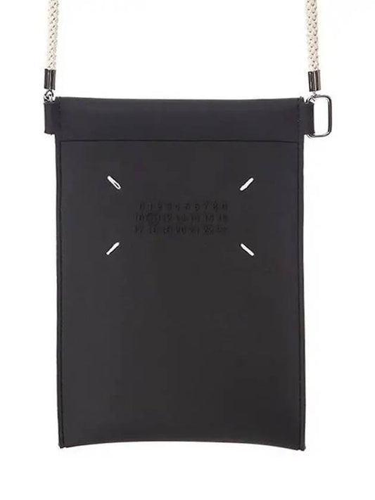 Signature Stitched Number Numbering Phone Cross Bag Black - MAISON MARGIELA - BALAAN 2