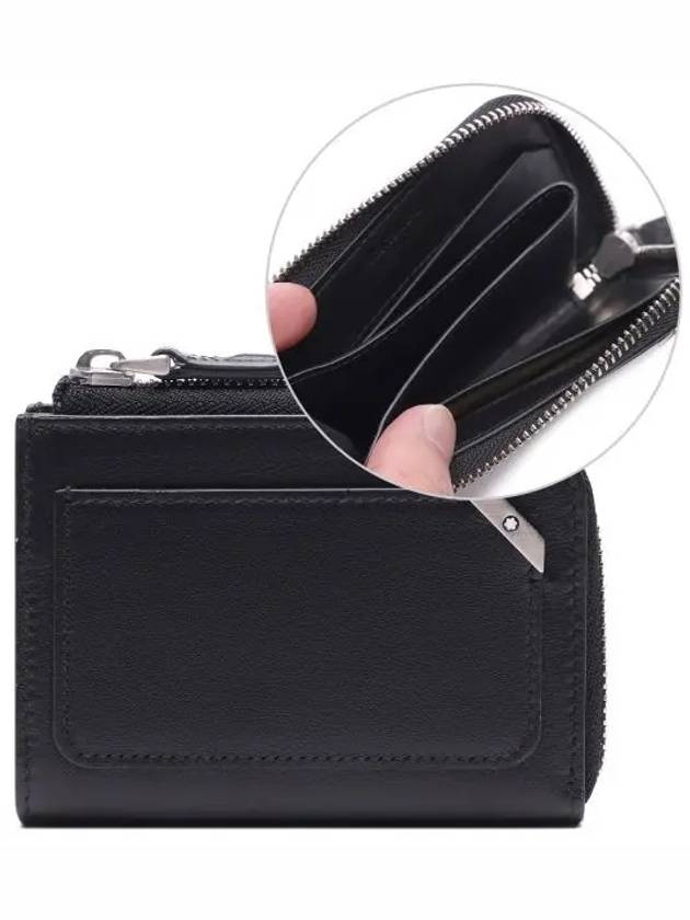 Meisterstück Urban Zip Leather Card Wallet Black - MONTBLANC - BALAAN 2