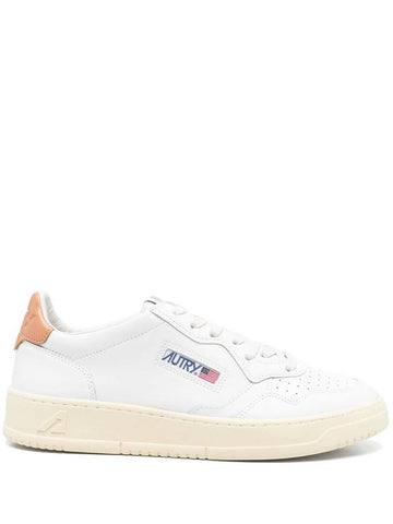 Autry Medalist Low Man  Leat/Leat Wht/Sndstrm Shoes - AUTRY - BALAAN 1