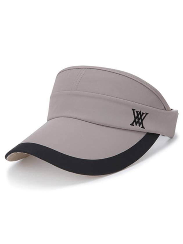 W Wide Brim Logo Sun VisorBE - ANEWGOLF - BALAAN 1