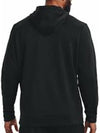 Men's UA Armor Fleece Hoodie Black - UNDER ARMOUR - BALAAN 3