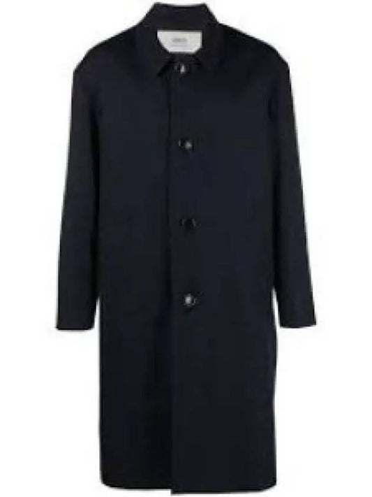 Wool Single Coat Blue - AMI - BALAAN 2