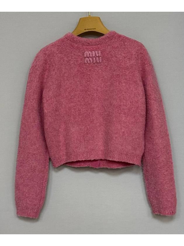 boucl crop cardigan 40 - MIU MIU - BALAAN 4