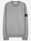 811563051 A0M64 Wappen Patch Sweatshirt Gray - STONE ISLAND - BALAAN 1