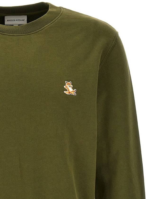 Chillax Patch Regular Sweatshirt Green - MAISON KITSUNE - BALAAN 4